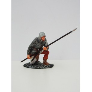 Figura Del Prado Fantassin Suiza Borgoña siglo XV