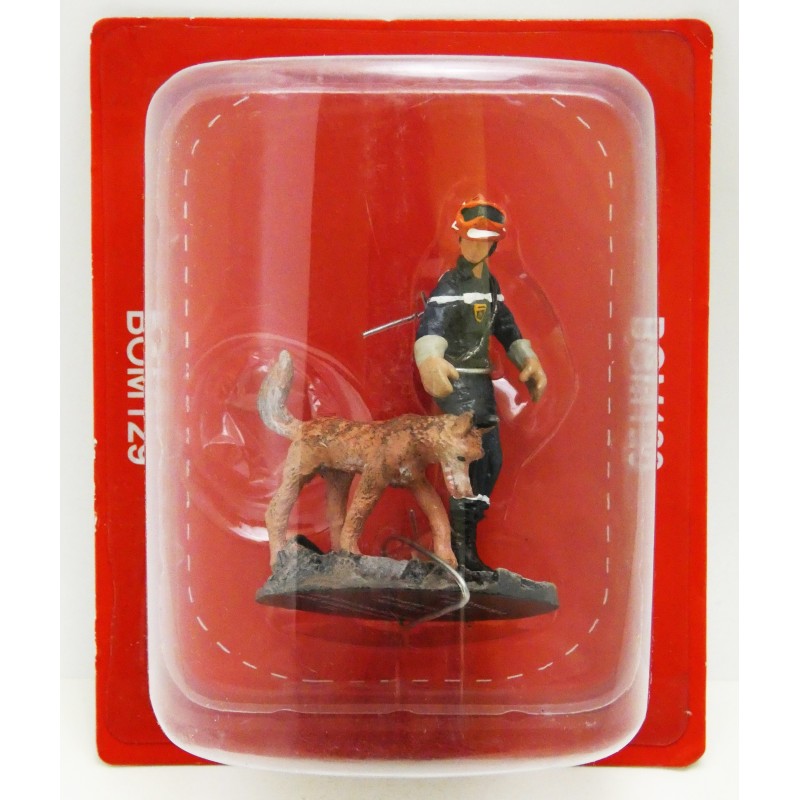 Figurine Del Prado Sapper UIISC Retter mit Hund in Haiti 2010