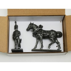 Figura MHSP Atlas Oficial Orden Mariscal Murat + Carruaje derecho caballo de la furgoneta del emperador No. 10