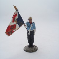 Del Prado firefighter lieutenant flag bearer 2001