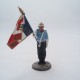 Figurine Del Prado Pompier Lieutenant Drapeau 2001