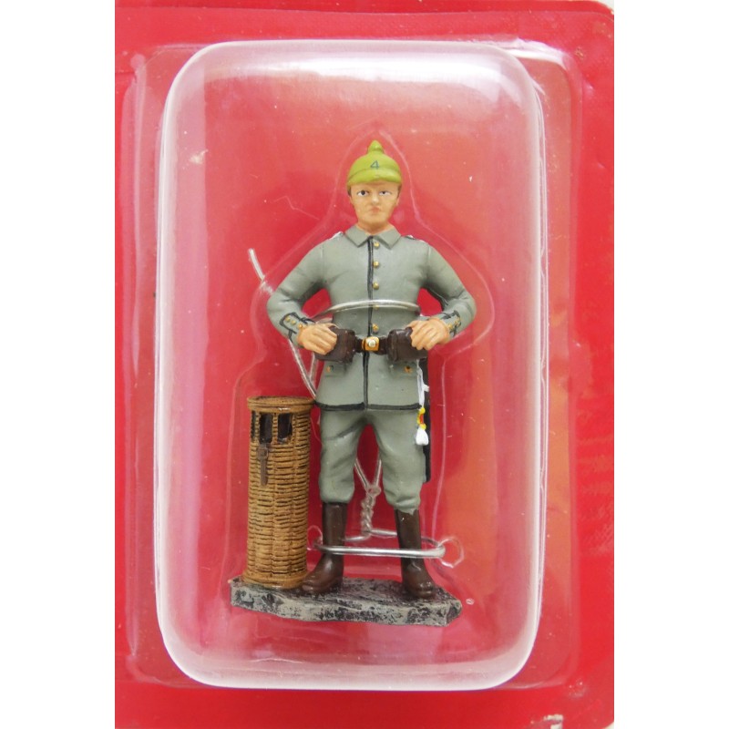 Figura Hachette artillero alemán 1914