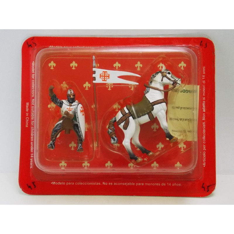 Figurine Altaya Templier au XIIe siècle