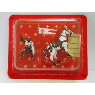 Figurine Altaya Templier au XIIe siècle