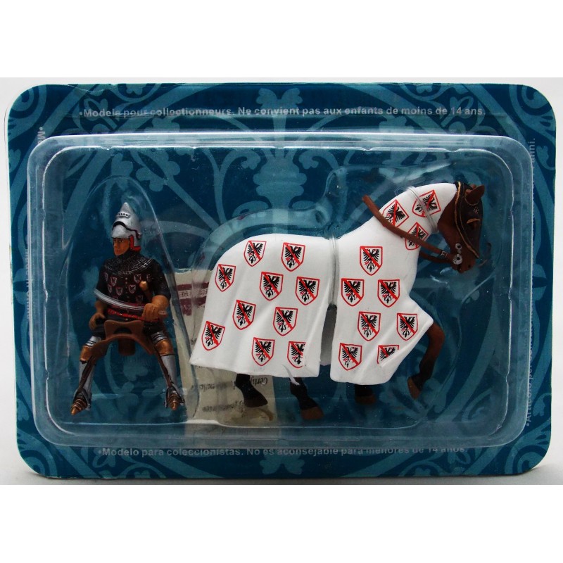 Figurina Altaya Bertrand du Guesclin nel XIV secolo