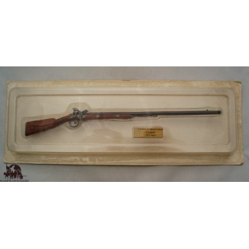 Fucile da caccia in miniatura con canne giustapposte del XIX secolo
