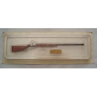 Rifle de caza miniatura con cañones yuxtapuestos del siglo XIX