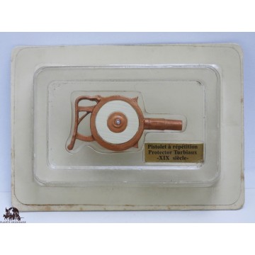 Pistola de repetición miniatura Protector Turbiaux siglo XIX