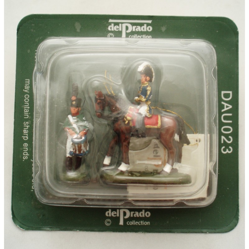 Del Prado Russische Trommel + Marschall Bernadotte Figur