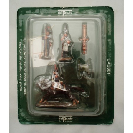 Del Prado Austrian Cuirassier + Russian Cossack Figurine