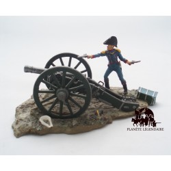 Diorama Atlas Canon Gibeauval 8 libras y su artillero