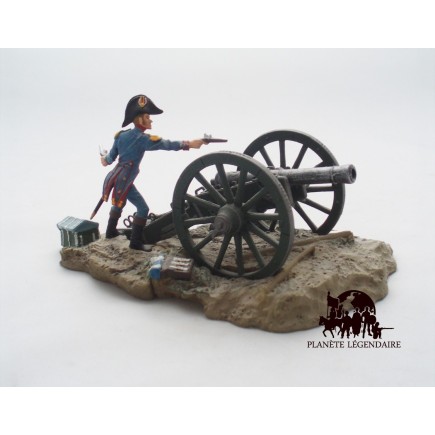 Diorama Atlas Canon Gribeauval 8 Pfund und sein Schütze