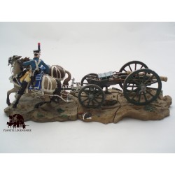 Diorama Atlas Canon Gileauval und sein Artilleriezug